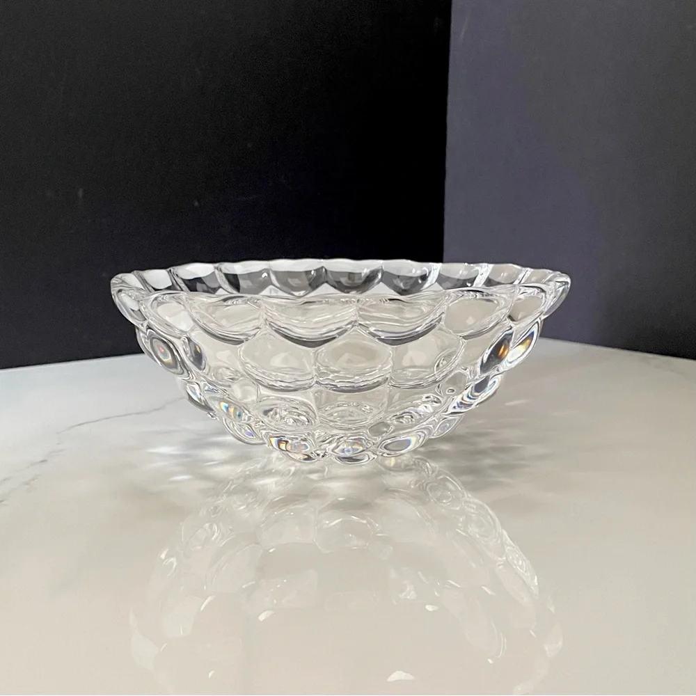 Orrefors Kostaboda raspberry bowl